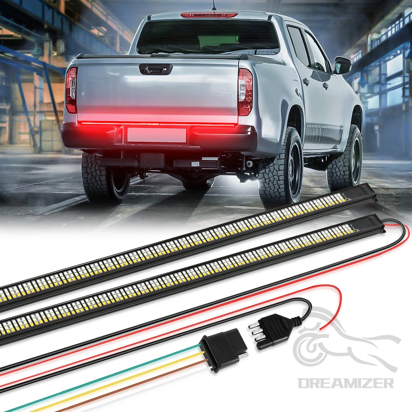 60 Inch 4 Row 864 LED Tailgate Light Strip for Truck