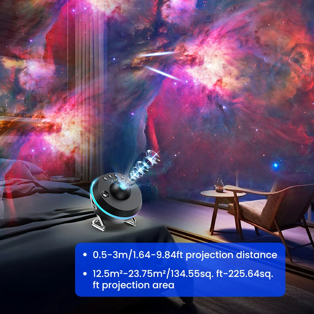 Mexllex Galaxy Star Projector Night Light Space Lamp