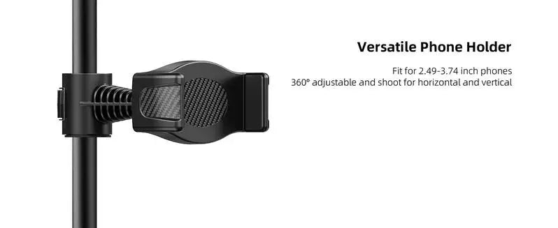 Weilisi 10.5 Inch Ring Light with 69 Inch Tripod and Phone Holder Kit for Zoom and Video Recording
