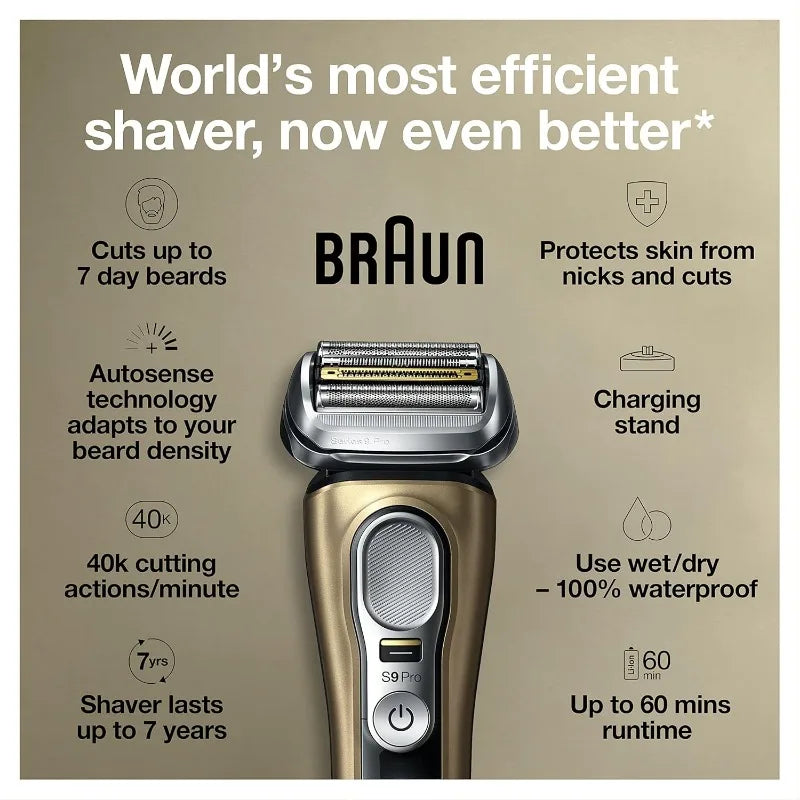 Braun Series 9 Pro 9419s Electric Shaver for Men