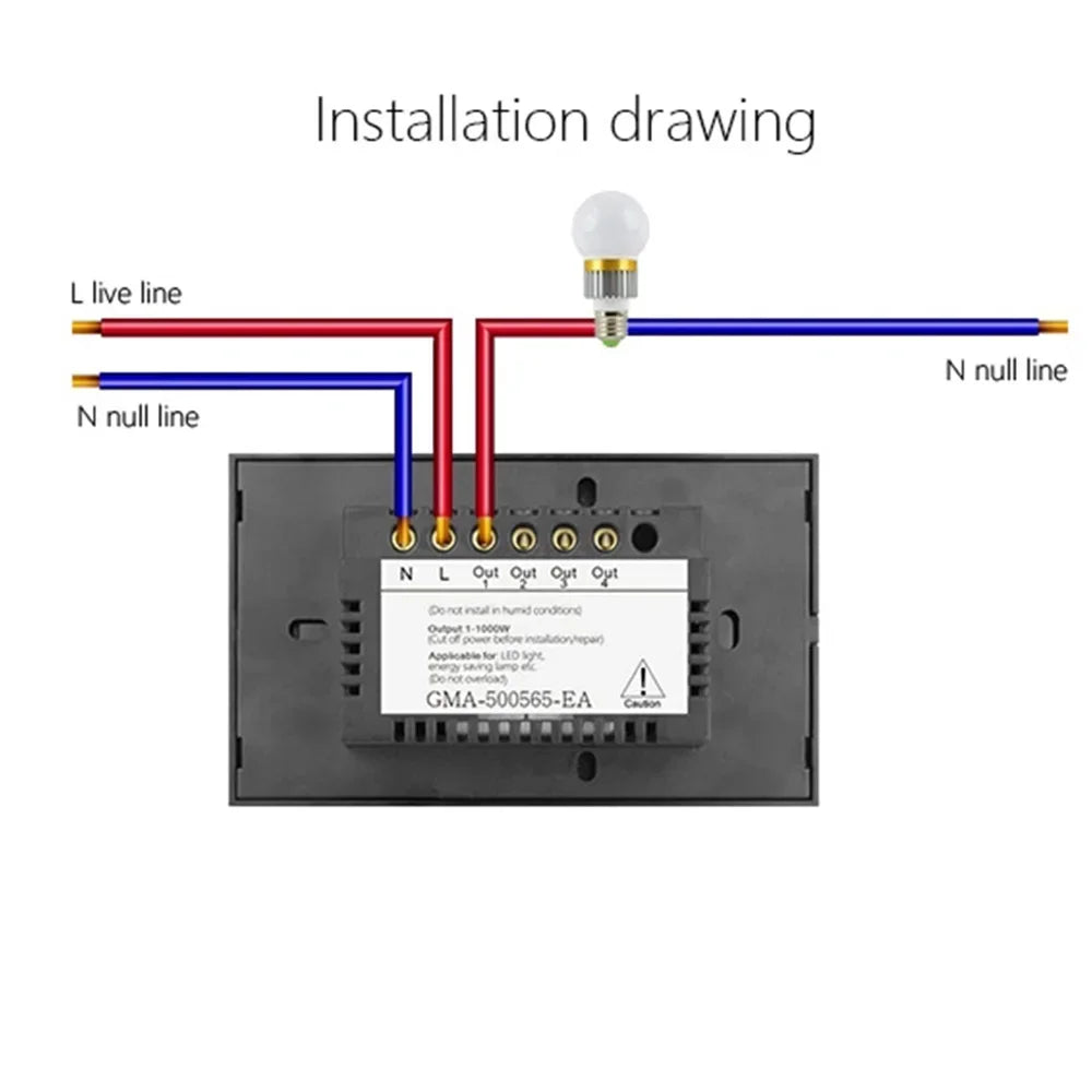 Melery WiFi Smart Light Switch Tuya