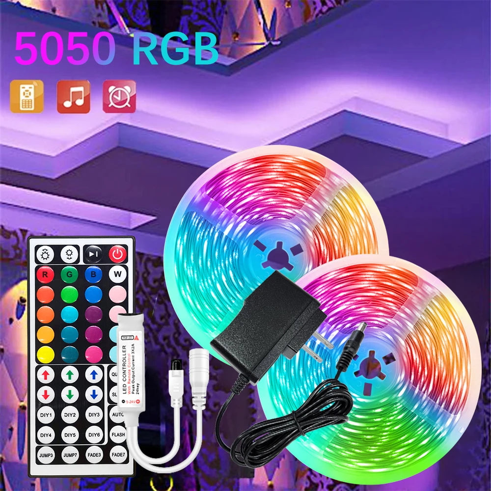 GREATWALL IR44K 5050 LED Strip 32.8ft 16.4ft RGB Flexible Neon Light