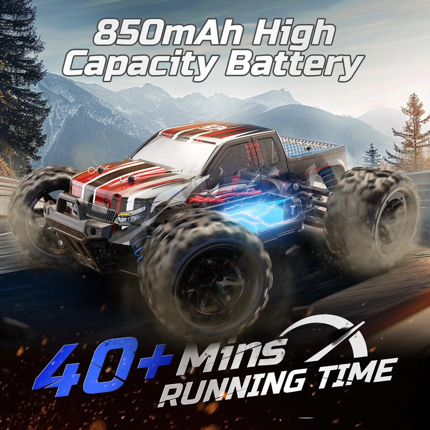 DEERC 9300 1/16 RC Car 40kmh 4WD Monster Truck