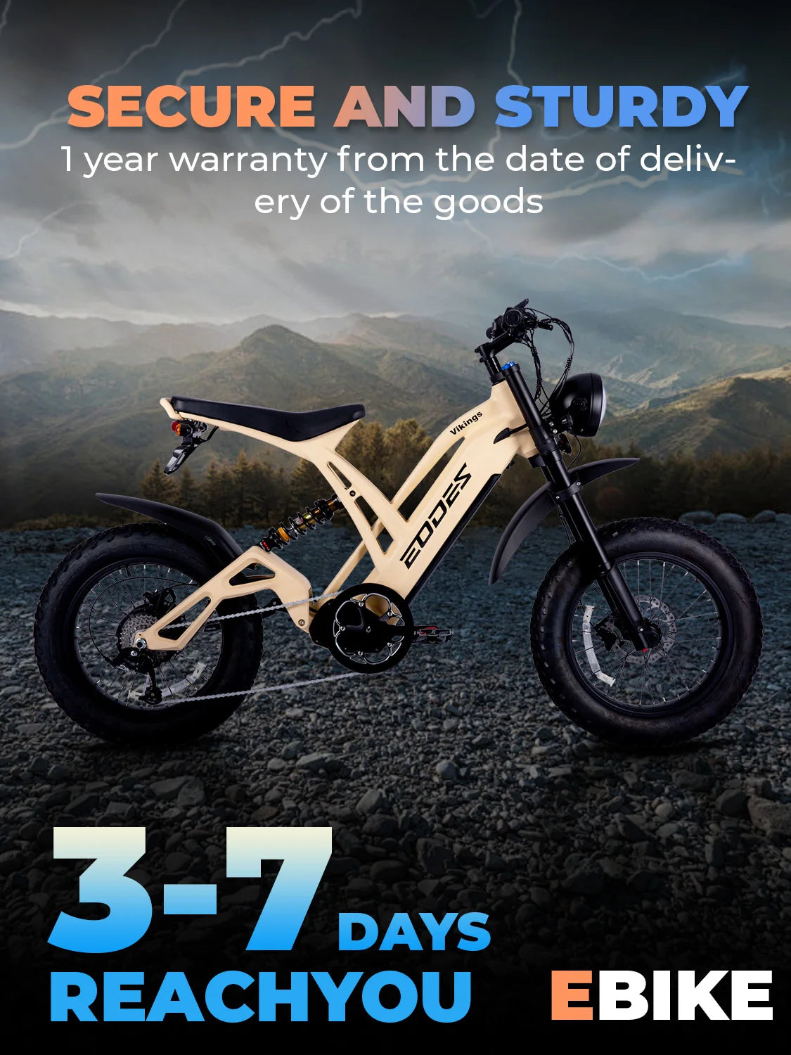 1000W Mountain Adult Electric Bicycle 48V 20AH Motorcycle Style 20 Inch Dual Oil Disc Off Road Ebike