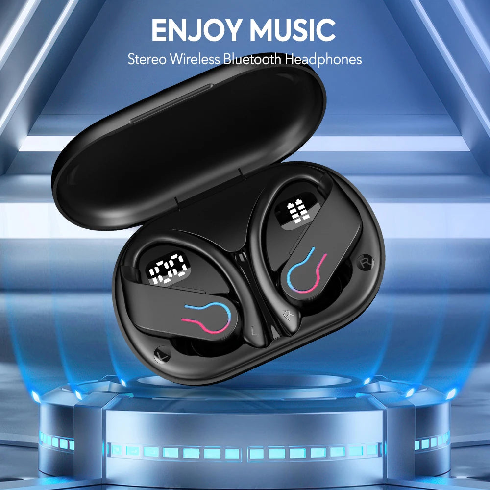 Mpow Q63 Bluetooth 5.3 Earphones Sports Wireless In-Ear IPX7 Waterproof HiFi Stereo Gaming Earbuds