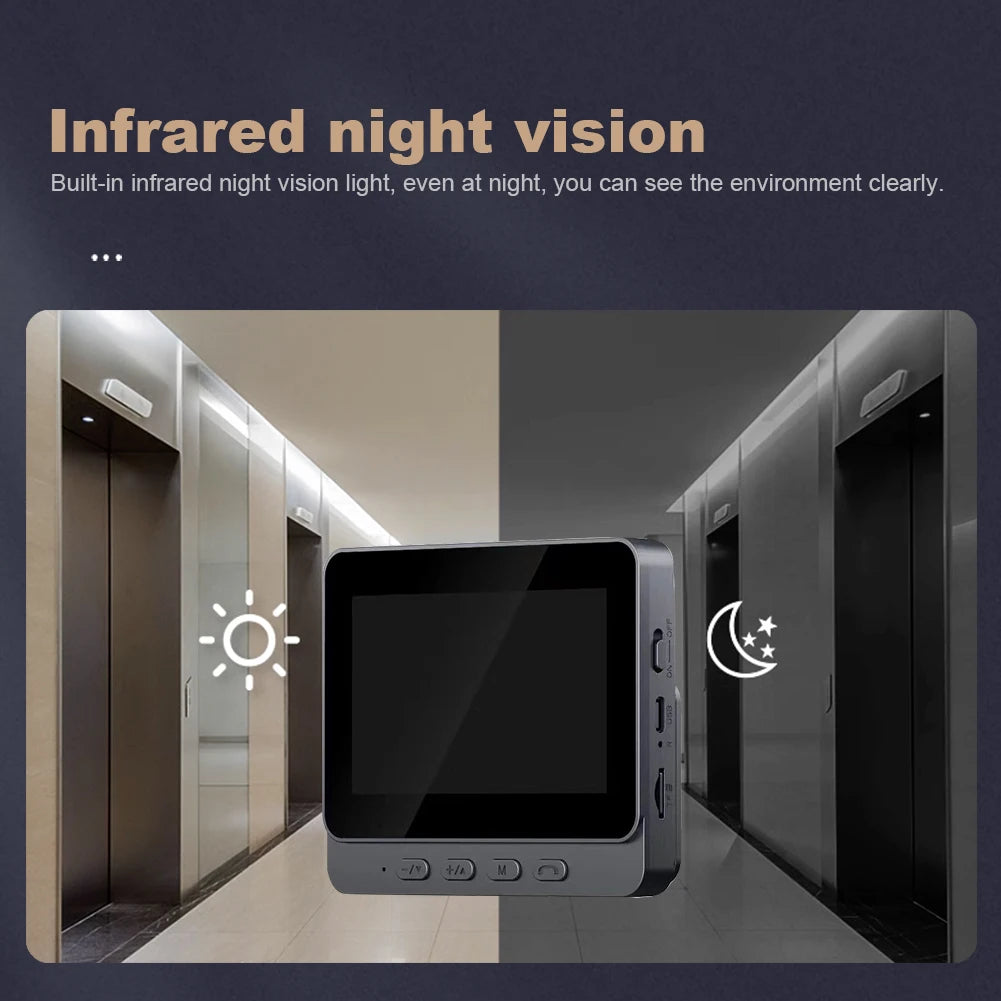 2.4G WiFi Wireless Video Doorbell with Night Vision and Waterproof Camera