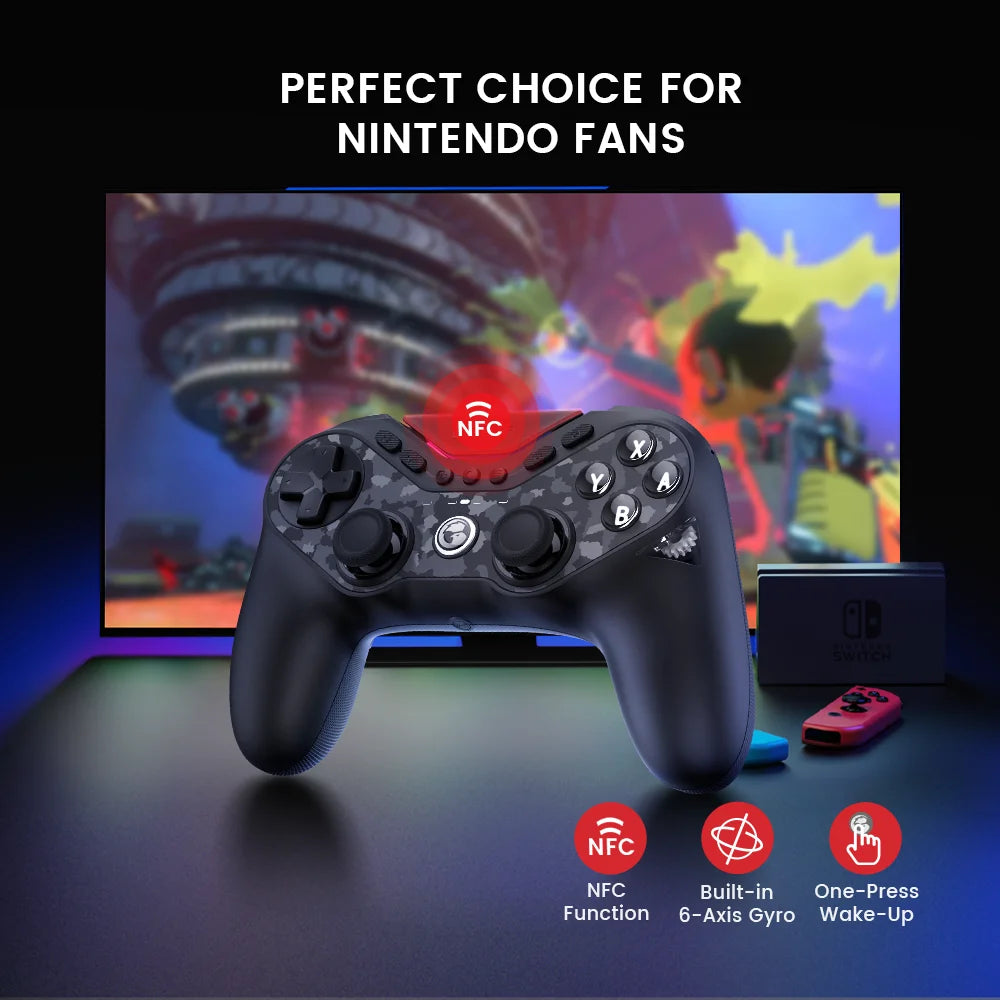 GameSir Tarantula Pro Switch Controller with 9 Mappable Buttons for Nintendo Switch iPhone and Android
