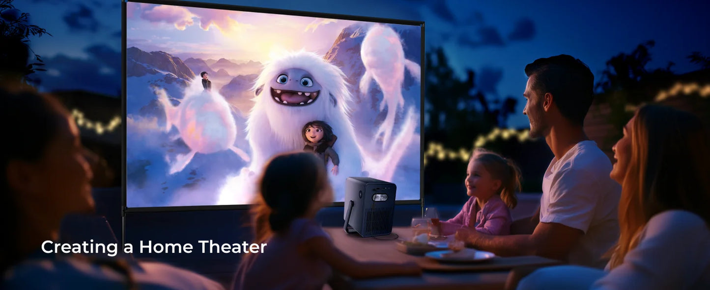 ULTIMEA EALR Projector Screen With Stand 4K HD 2.0 Gain