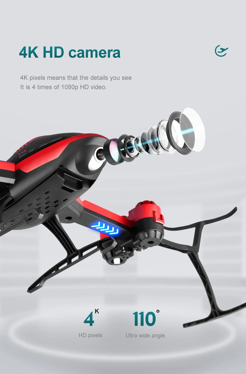 4DRC V10 Mini Drone 4K HD Camera 1080P FPV RC Quadcopter