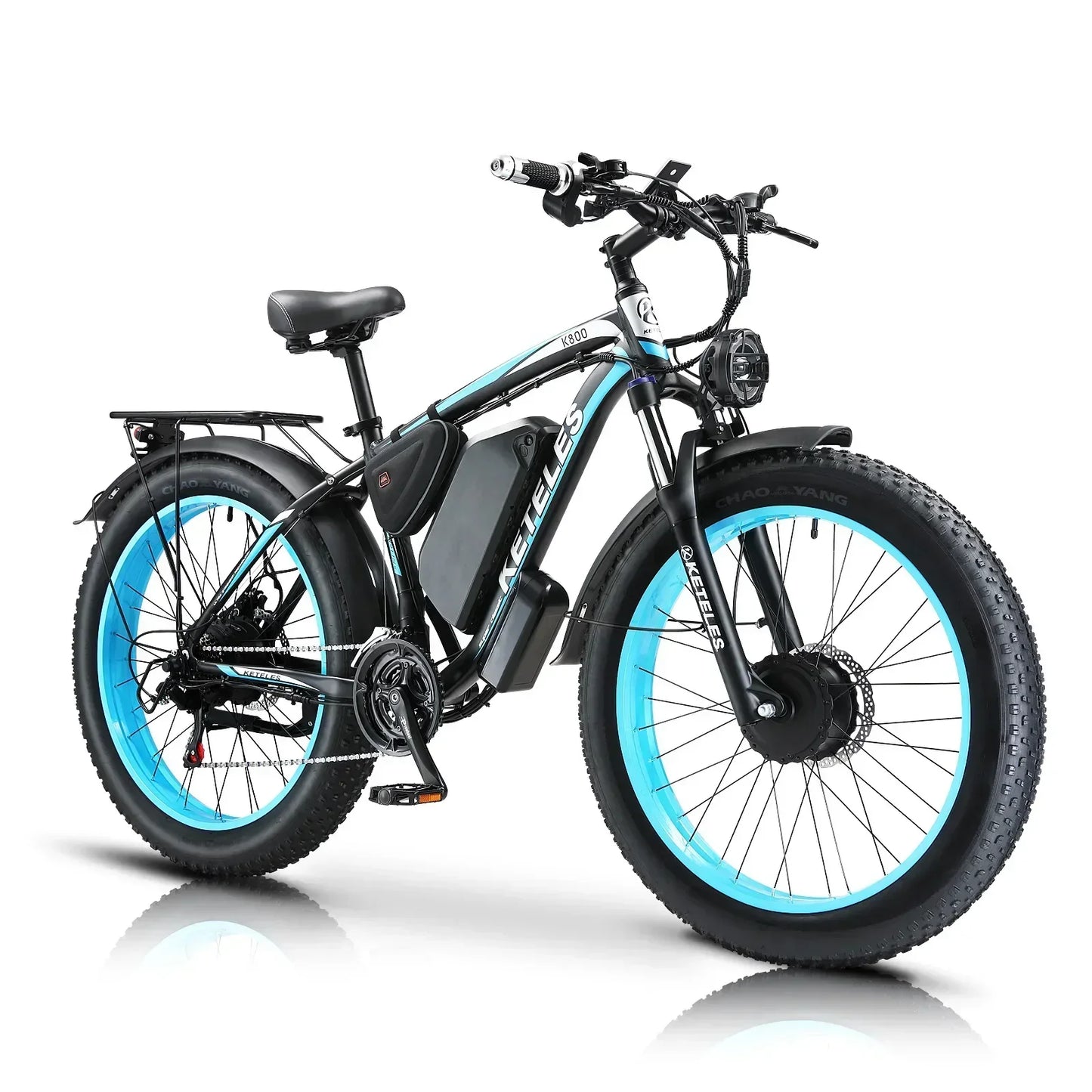 K800 Electric Bike 2000W Dual Motor 48V 23Ah Fat Tire with Hydraulic Brakes