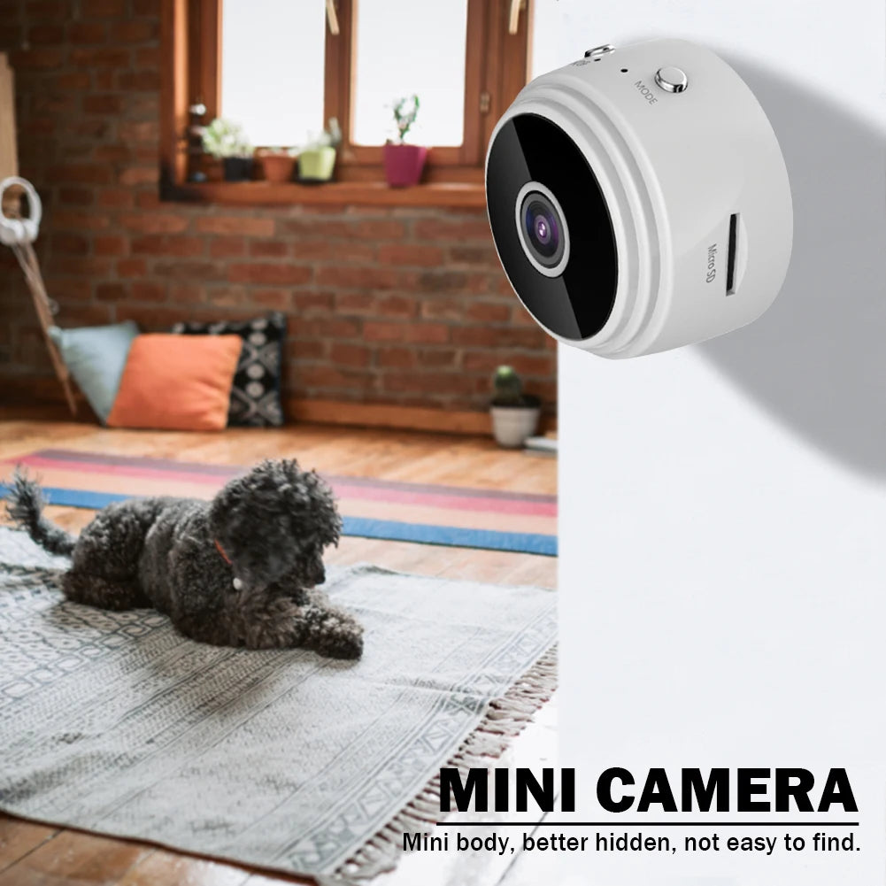 A9 WiFi Mini Camera 1080P Wireless Video and Voice Recorder for Smart Home Security Monitoring