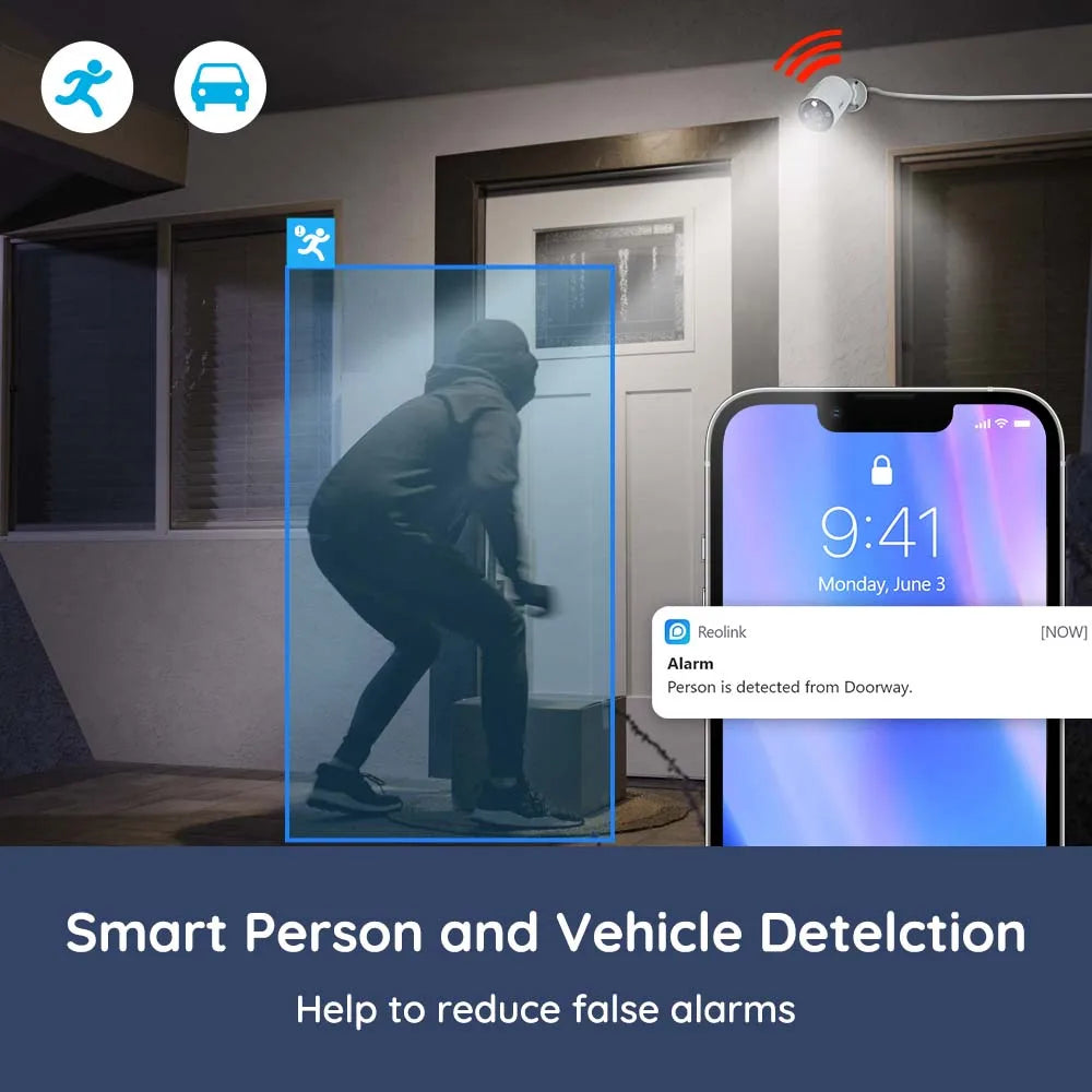 Reolink 12MP Ultra HD Surveillance Camera with Smart Detection & 2-way Audio