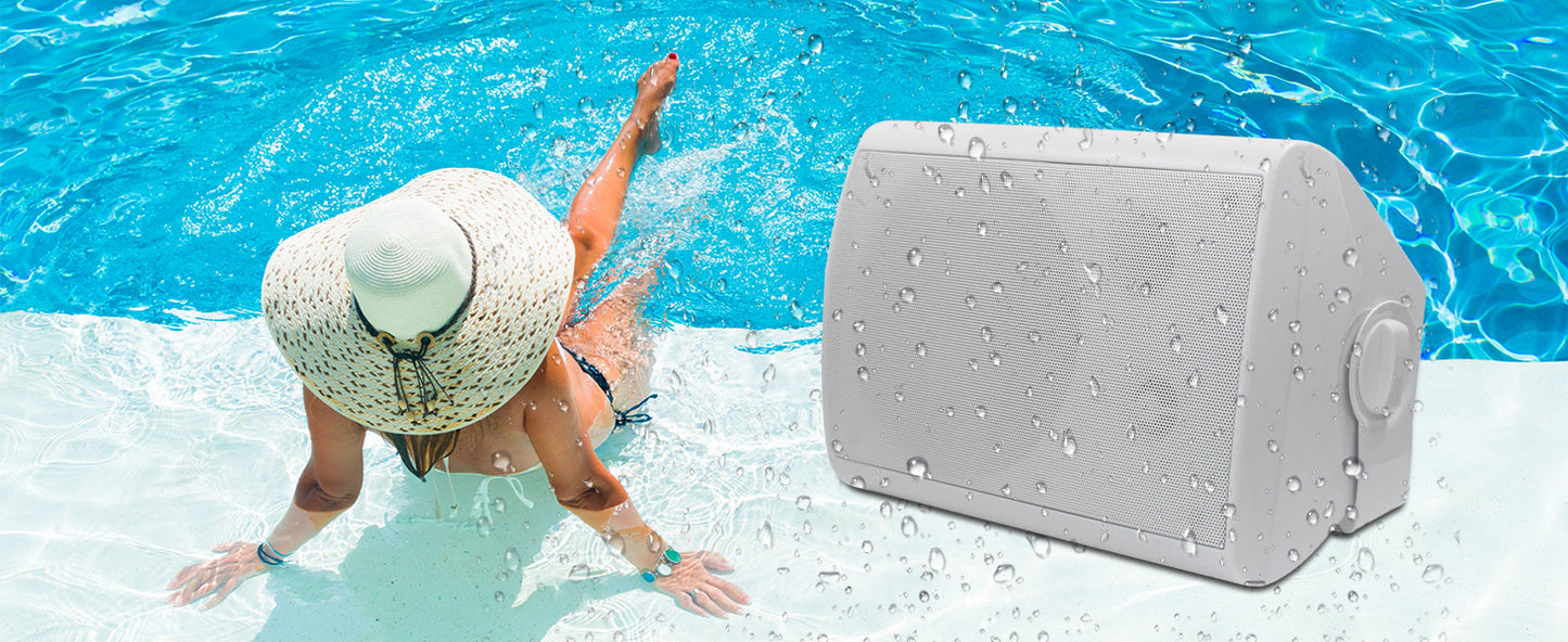 Herdio 800W 6.5in Outdoor Waterproof Wall Mount Speakers 4 Pack


A