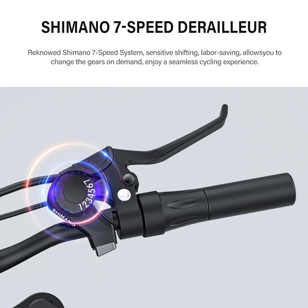 COSWHEEL T26 Electric Bike 1000W 48V 25AH Fat Tire