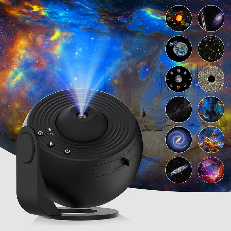 Galaxy Star Projector Night Light 360 Rotate Lamp