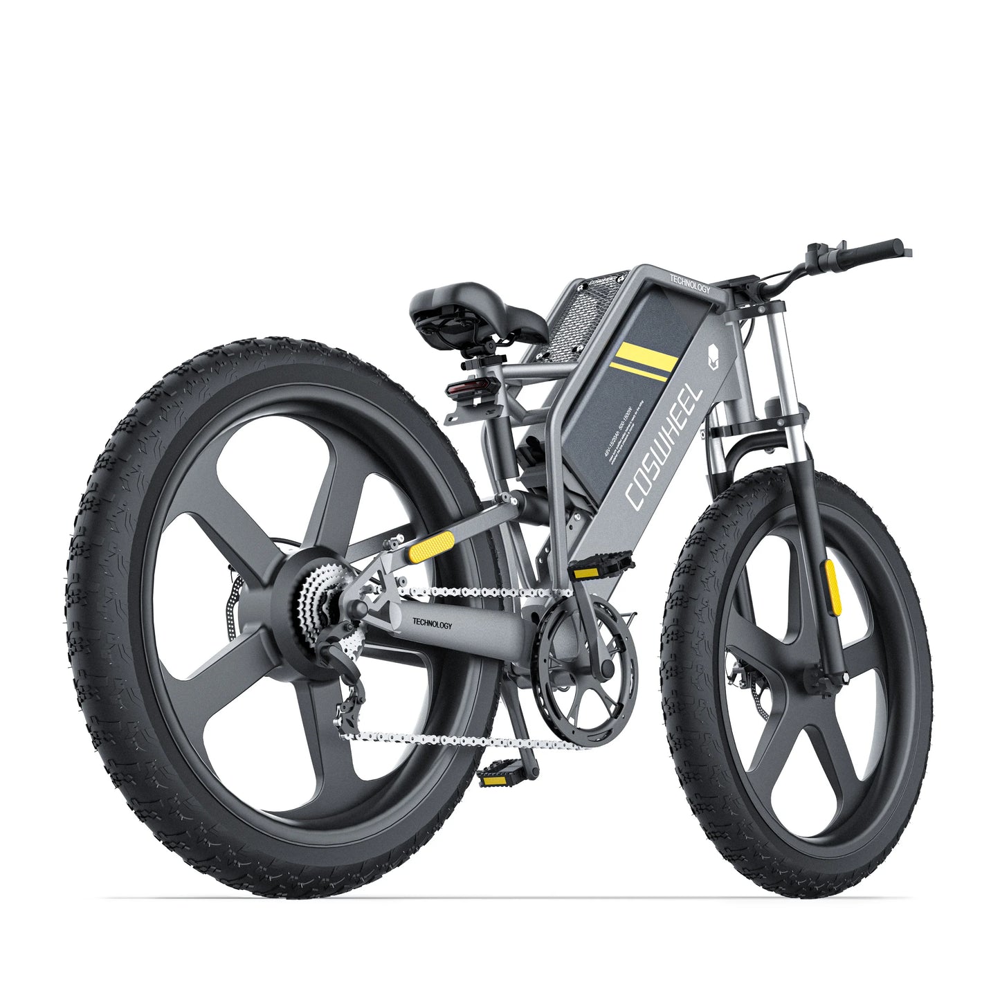 COSWHEEL T26 Electric Bike 1000W Motor 48V 25Ah Battery 26 Inch Fat Tire Mountain E-Bike with Hydraulic Brakes