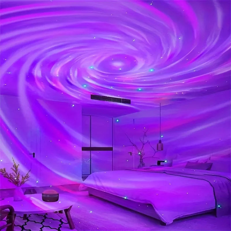 LED Galaxy Northern Light Projector 2 in 1 Night Light