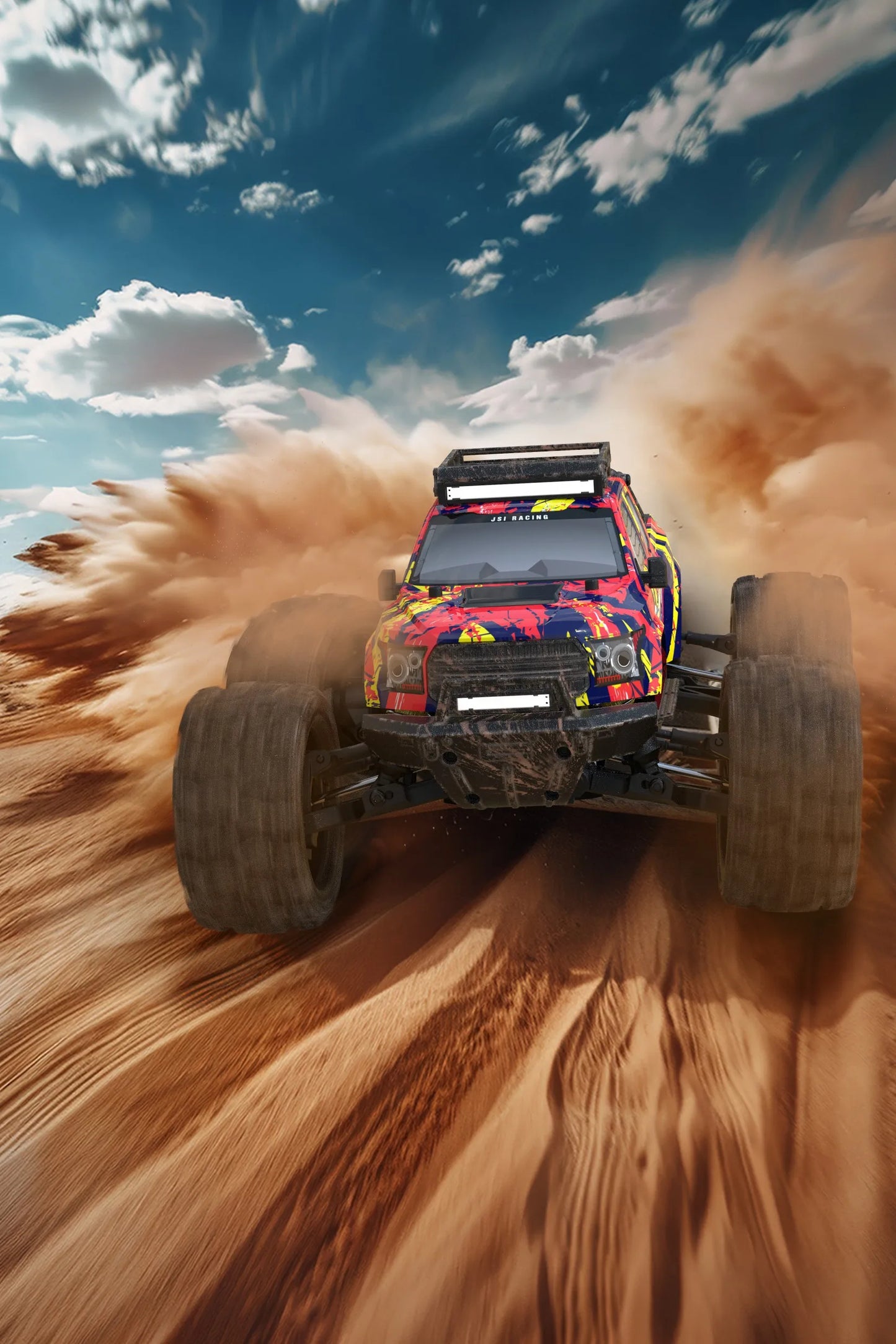 JIUSI MT14R 1/14 RC Racing Car 4WD 80km/h Brushless Motor 2.4G Remote Control 35C High Speed Off-road