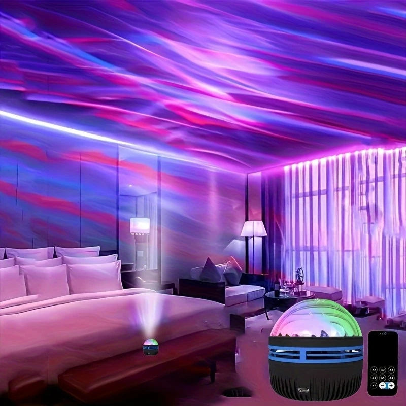 LED Galaxy Northern Light Projector 2 in 1 Night Light
