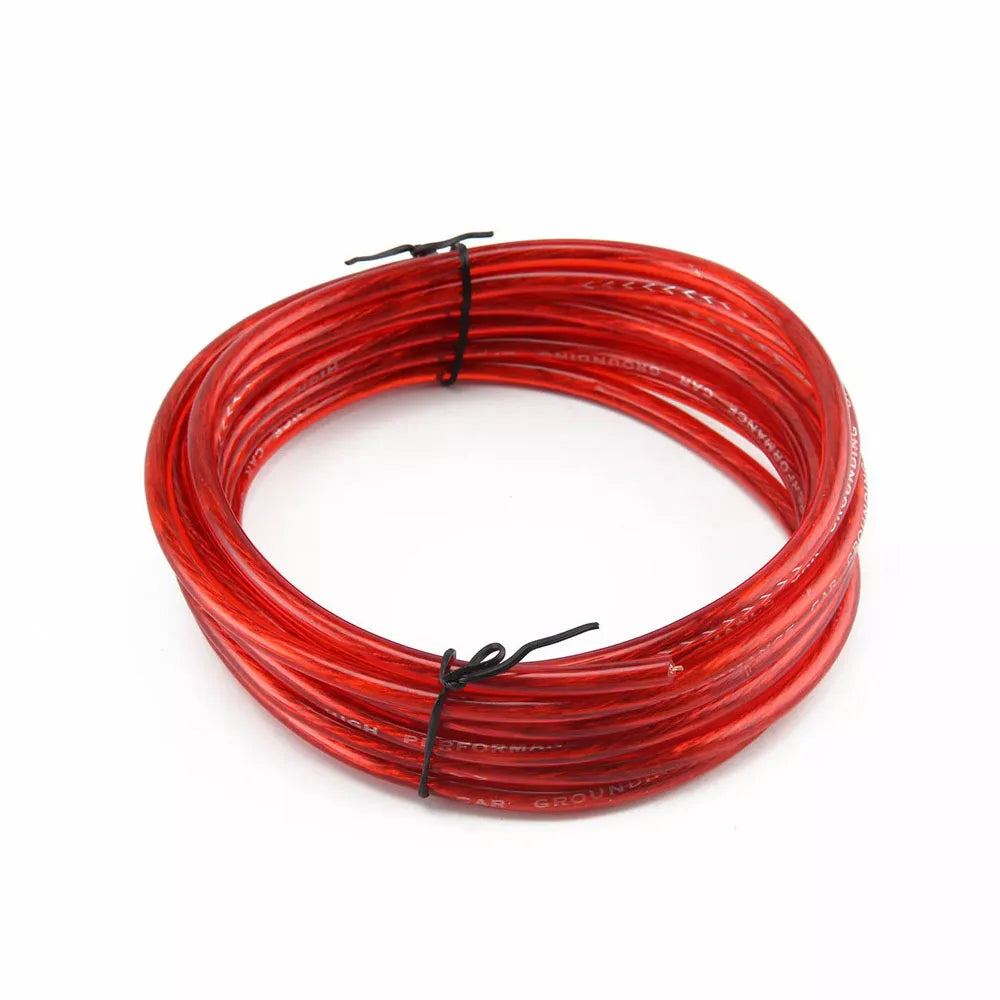 1500W 8AWG Car Audio Amplifier Wiring Kit with RCA Cable Fuse and Subwoofer Wiring