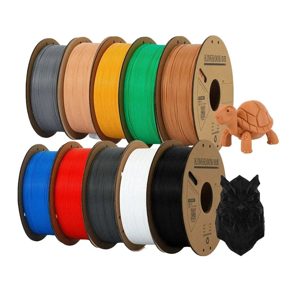KEEPANG PLA Filament 1.75mm No Bubble 3D Printer Filament 5/10 Rolls
