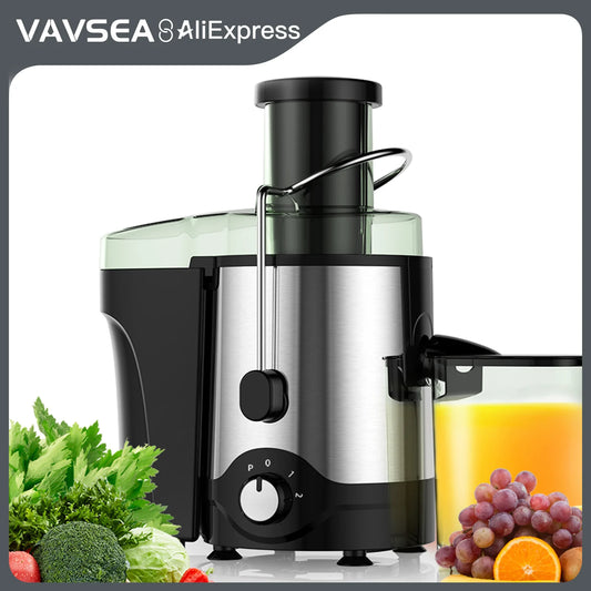 VAVSEA 600W Centrifugal Juicer Extractor with 3 Inch Feed Chute