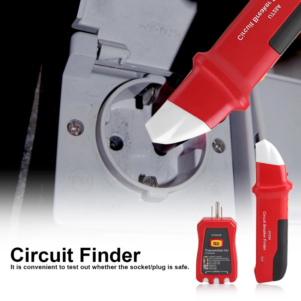 Professional Circuit Breaker Finder Sensitivity Adjustable Socket Tester Diagnostic Tool Circuit Tester