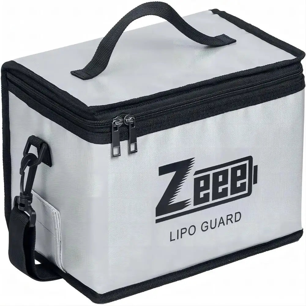 Zeee Lipo Safe Bag Fireproof Storage Pouch for Battery Charging with Adjustable 10-Cell Capacity