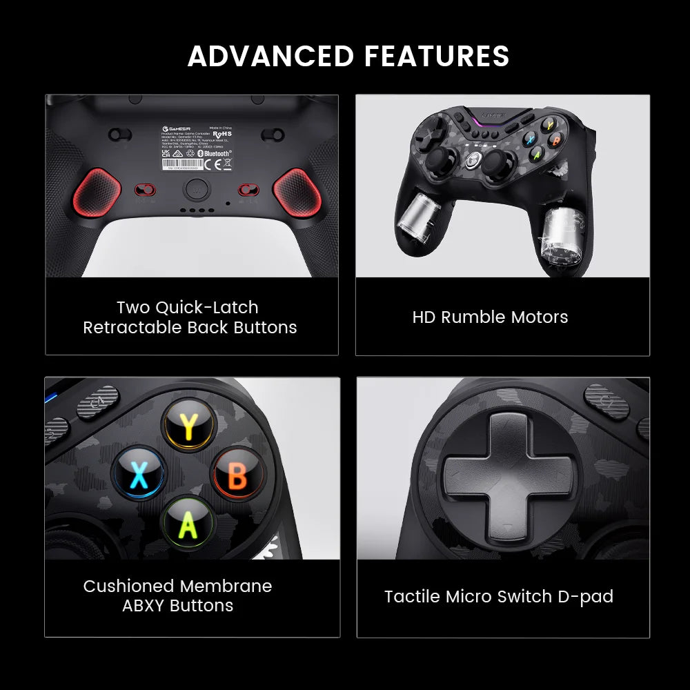 GameSir Tarantula Pro Switch Controller with 9 Mappable Buttons for Nintendo Switch iPhone and Android