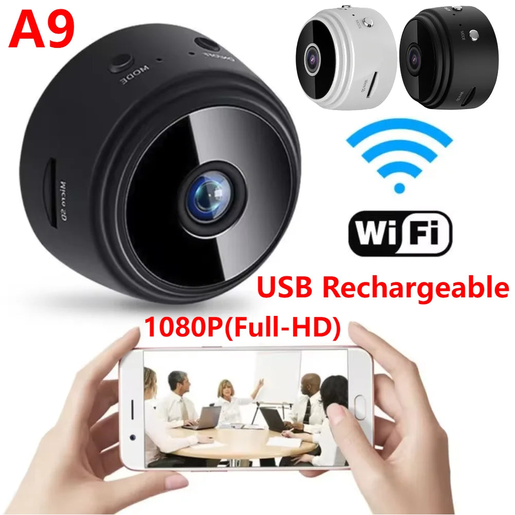 A9 WiFi Mini Camera 1080P Wireless for Home Security Monitoring
