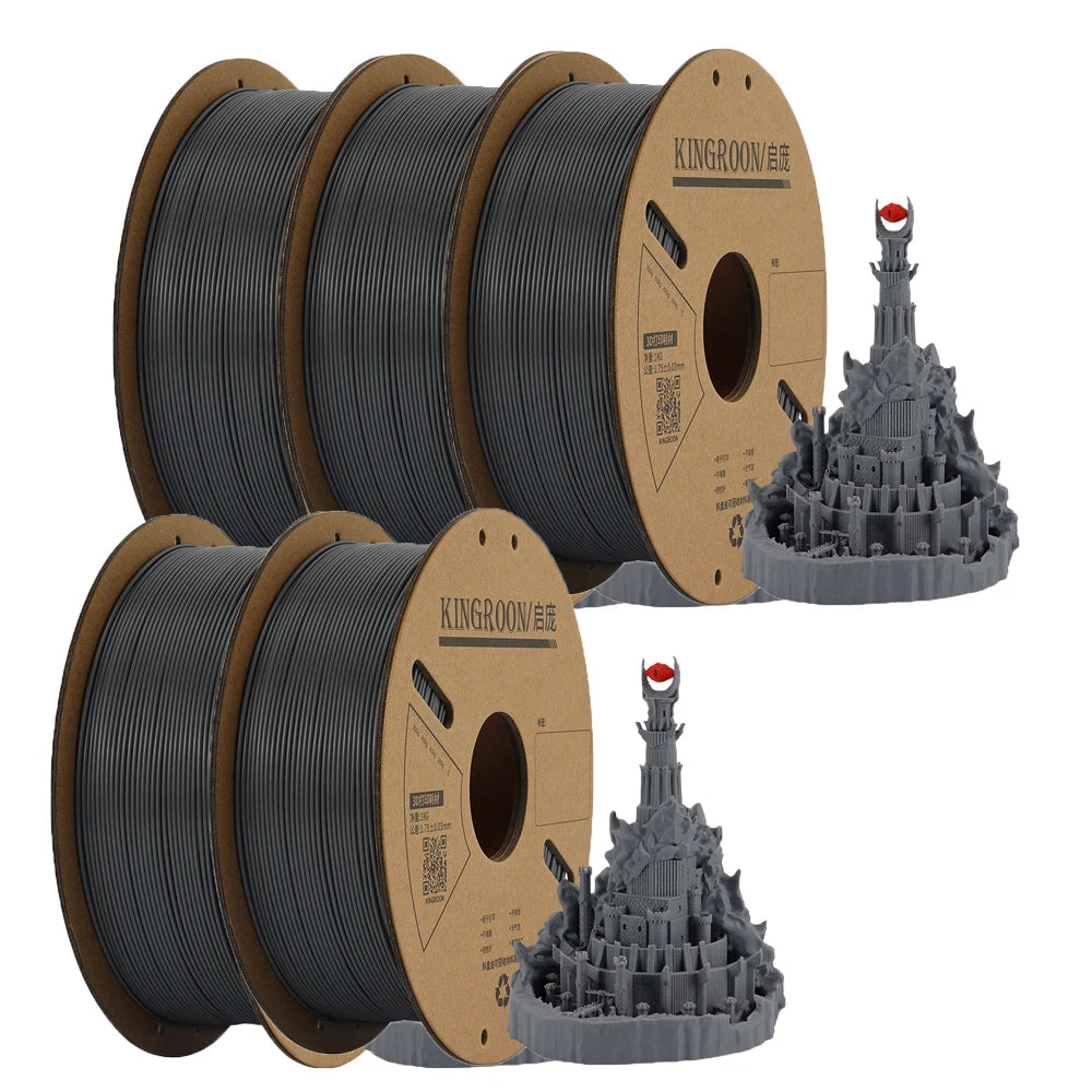 KEEPANG PLA Filament 1.75mm No Bubble 3D Printer Filament 5/10 Rolls
