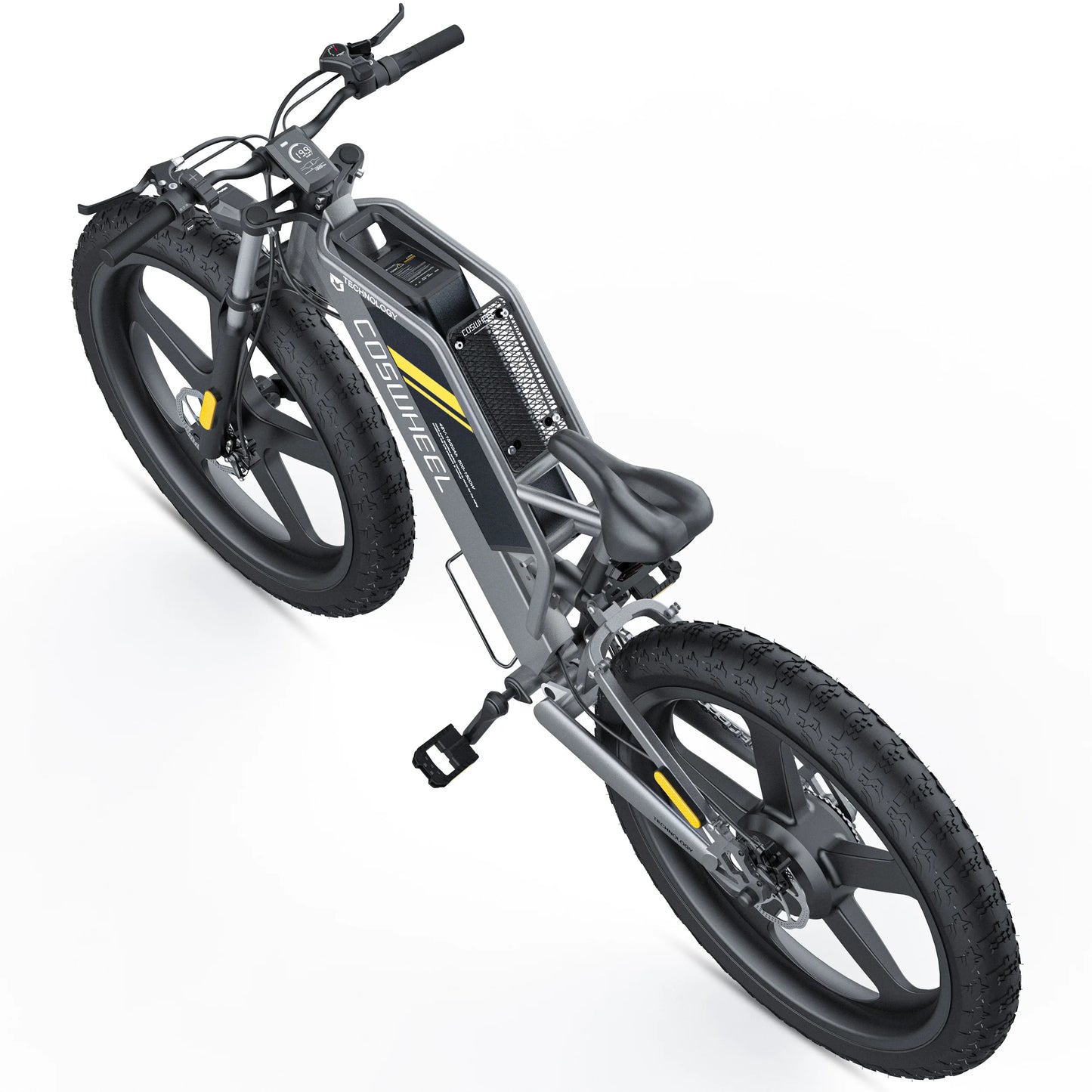 COSWHEEL T26 Electric Bike 1000W Motor 48V 25Ah Battery 26 Inch Fat Tire Mountain E-Bike with Hydraulic Brakes