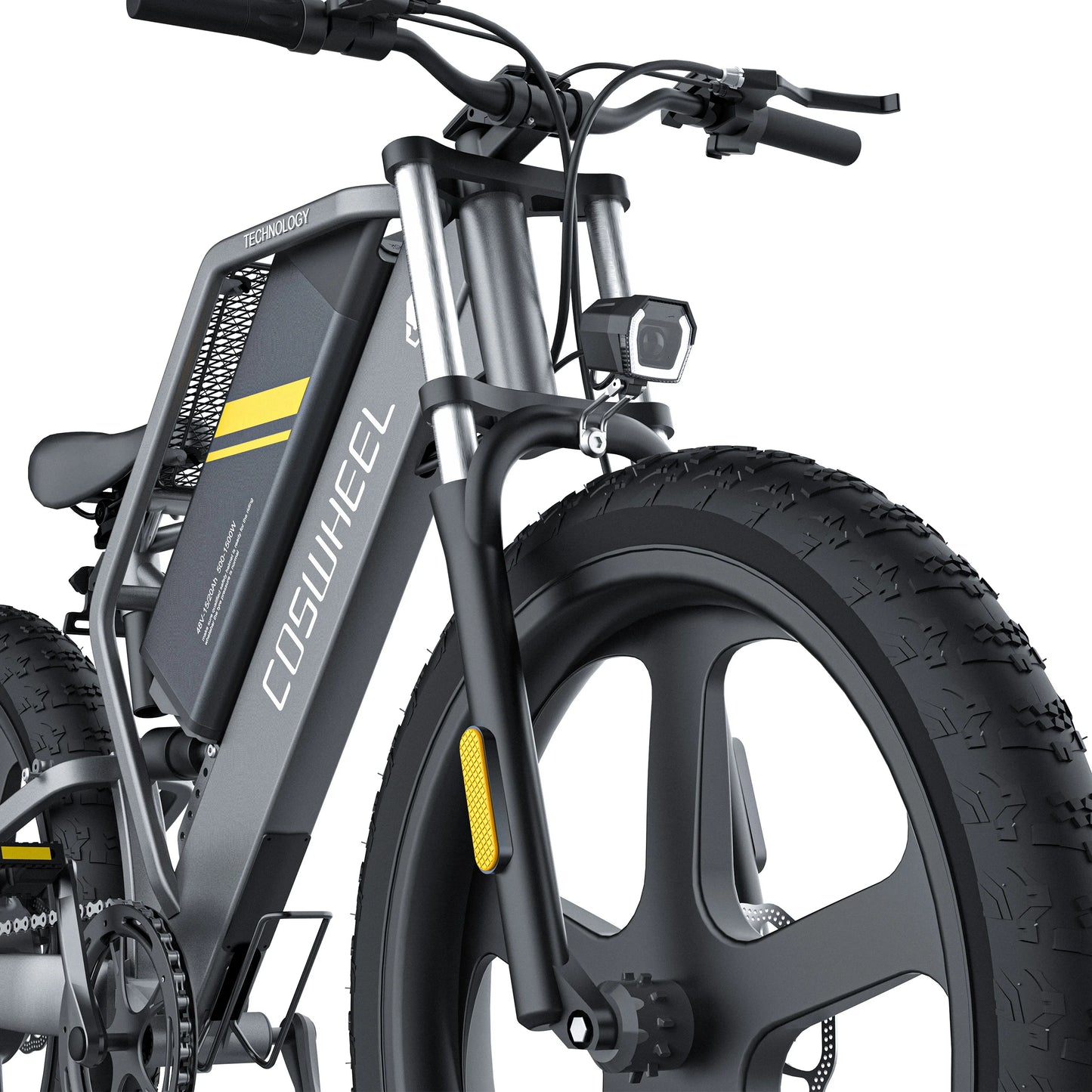 COSWHEEL T26 Electric Bike 1000W Motor 48V 25Ah Battery 26 Inch Fat Tire Mountain E-Bike with Hydraulic Brakes