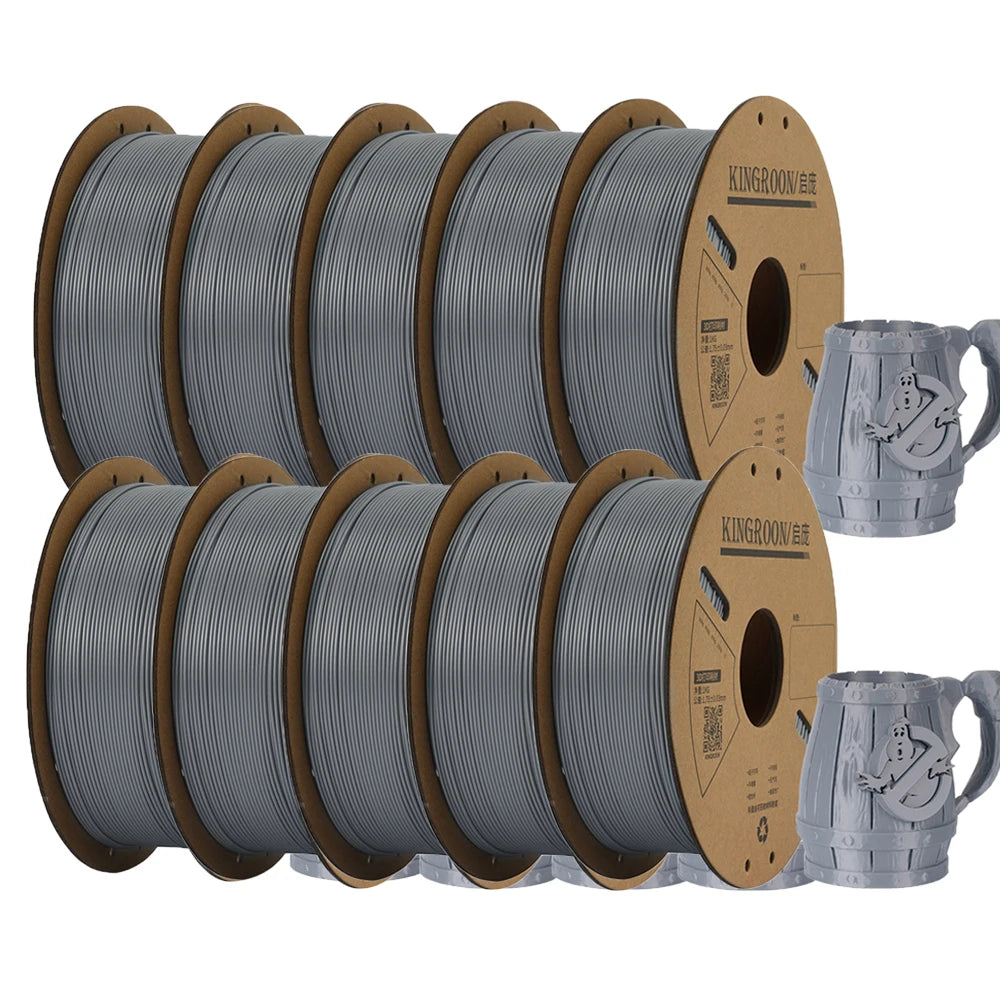 KEEPANG PLA Filament 1.75mm No Bubble 3D Printer Filament 5/10 Rolls