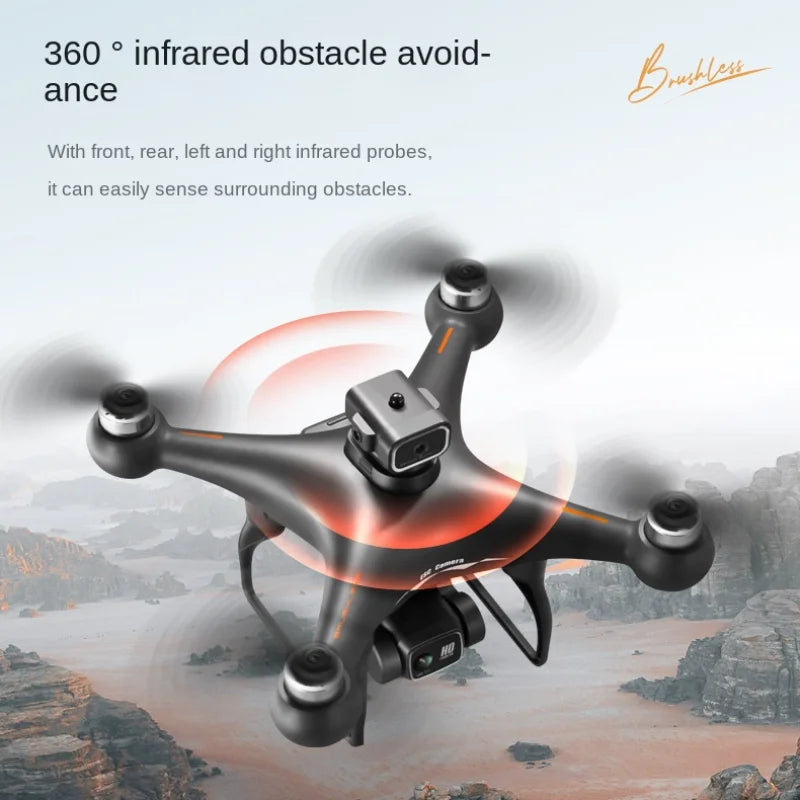 S116 MAX 8K Drone with 3 Batteries Dual Camera Optical Flow Obstacle Avoidance