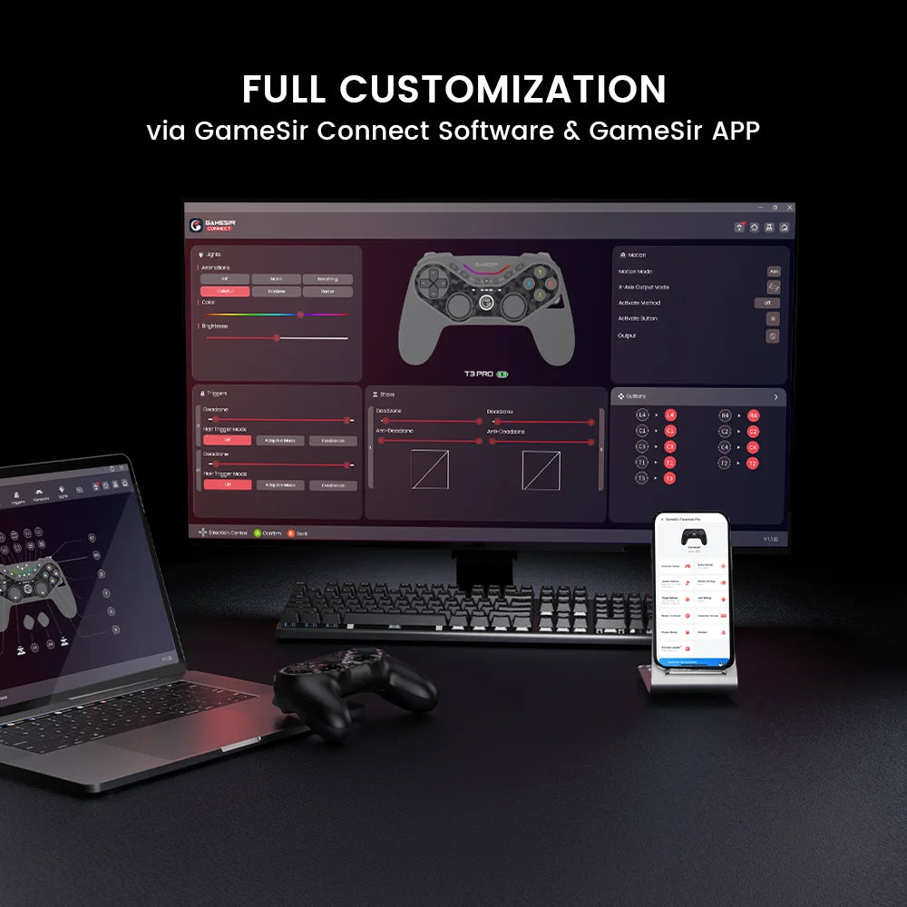 GameSir Tarantula Pro Switch Controller with 9 Mappable Buttons for Nintendo Switch iPhone and Android