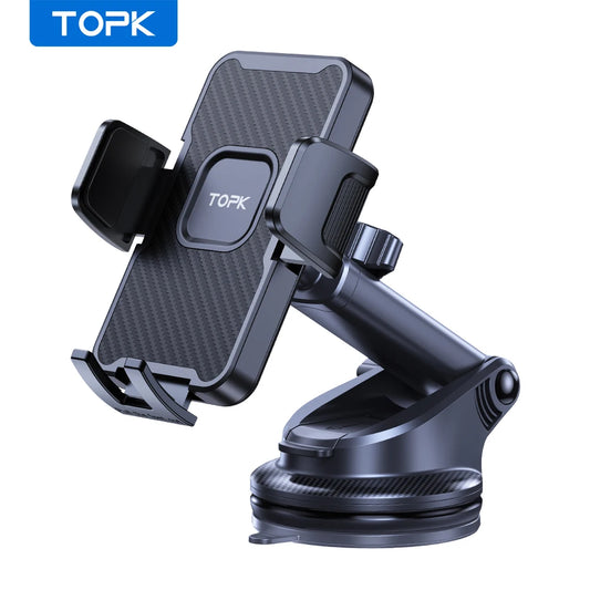 TOPK Universal Car Phone Mount for Dashboard and Windshield