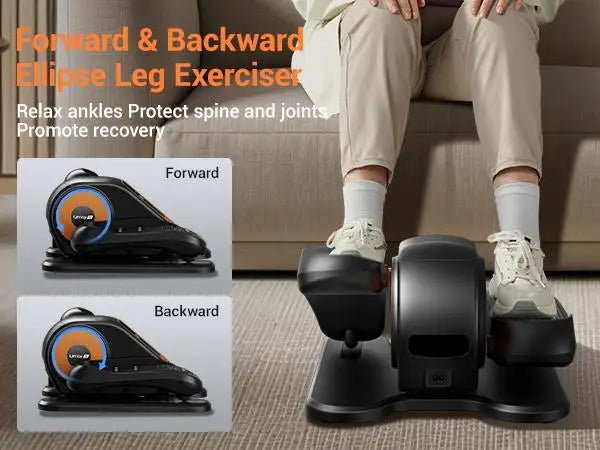 Quiet Under Desk Elliptical for Seniors with Remote Control