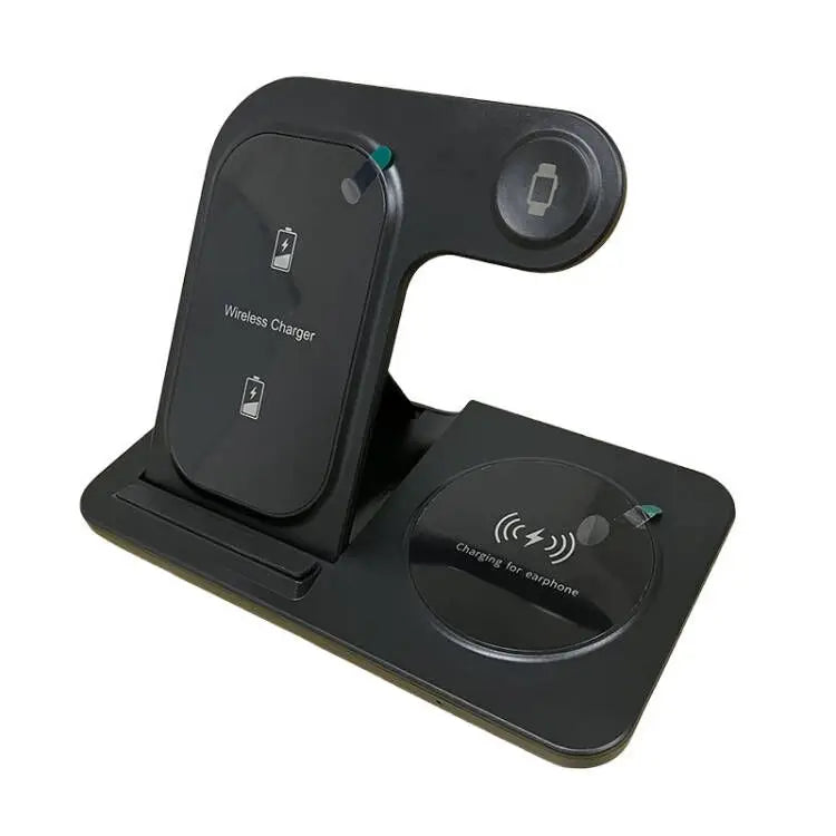 30W LED Fast Wireless Charger 3 in 1 Foldable Stand