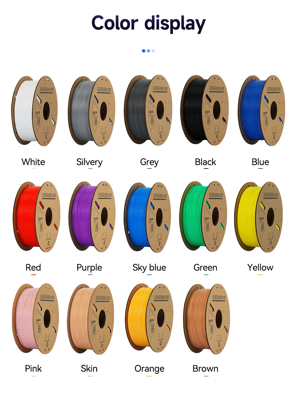 KEEPANG PLA Filament 1.75mm No Bubble 3D Printer Filament 5/10 Rolls