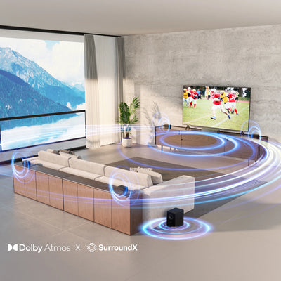 ULTIMEA 7.1 Soundbar with Dolby Atmos & Subwoofer for Home Theater
