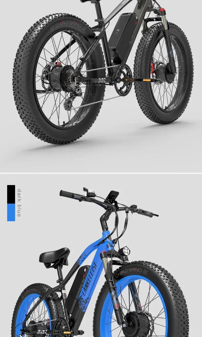 LANKELEISI MG740PLUS Electric Bike 2000W Motor 48V 16Ah Fat Tire Full Suspension

LANKELEISI MG740PLUS