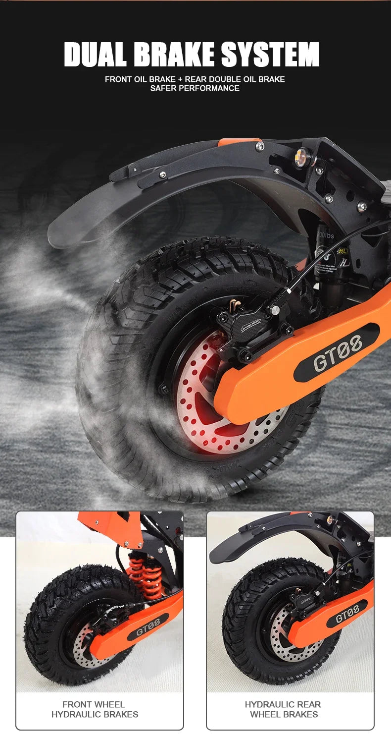Arwibon 60V 5600W Adult Electric Scooter Dual Motor Sport eScooter with Seat