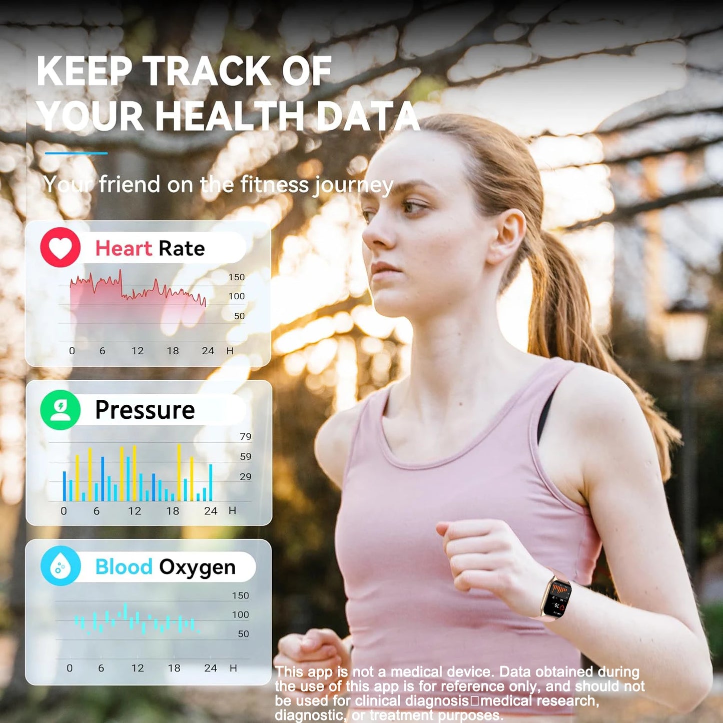 AI Voice Assistant Smart Watch 1.96" HD Screen 100+ Sports Sleep Heart Rate Monitor