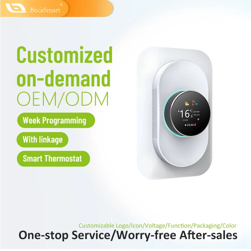 Beca Smart Thermostat TFT LCD Alexa Google