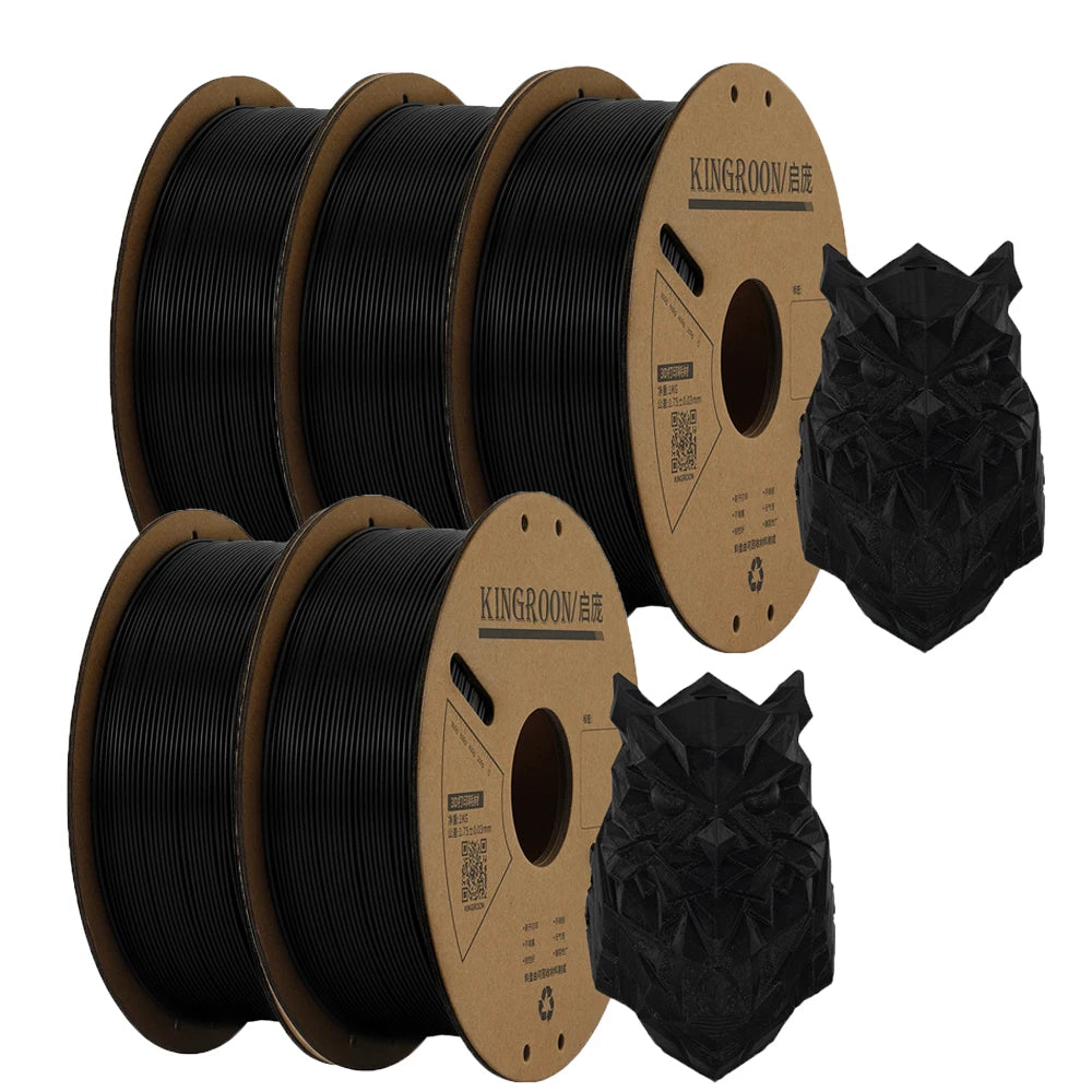 KEEPANG PLA Filament 1.75mm No Bubble 3D Printer Filament 5/10 Rolls
