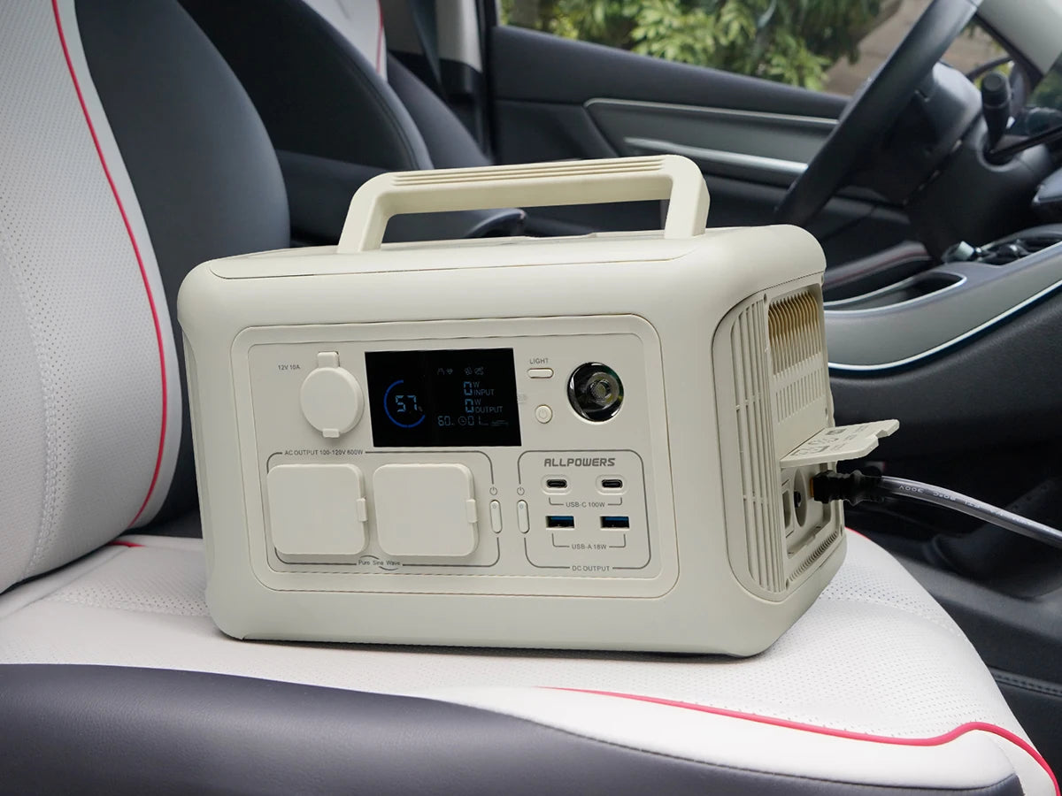ALLPOWERS-R600  600W Portable Power Station w/100W Solar panel