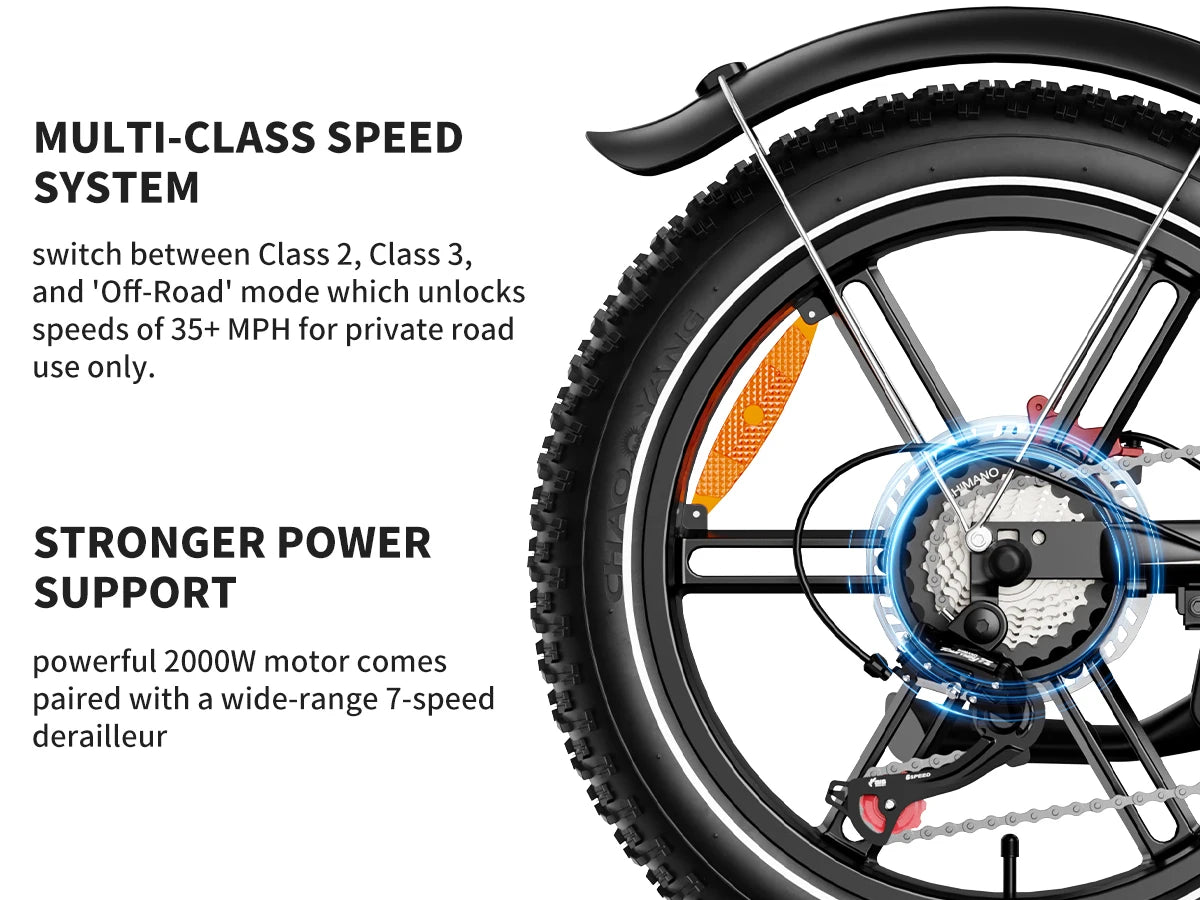 AMYET S6 Electric Bike for Adults Dual Moter Peak 3000W,52V 50AH Removable Dual Battery,140 Miles,32MPH Electric Motorcycle Bike