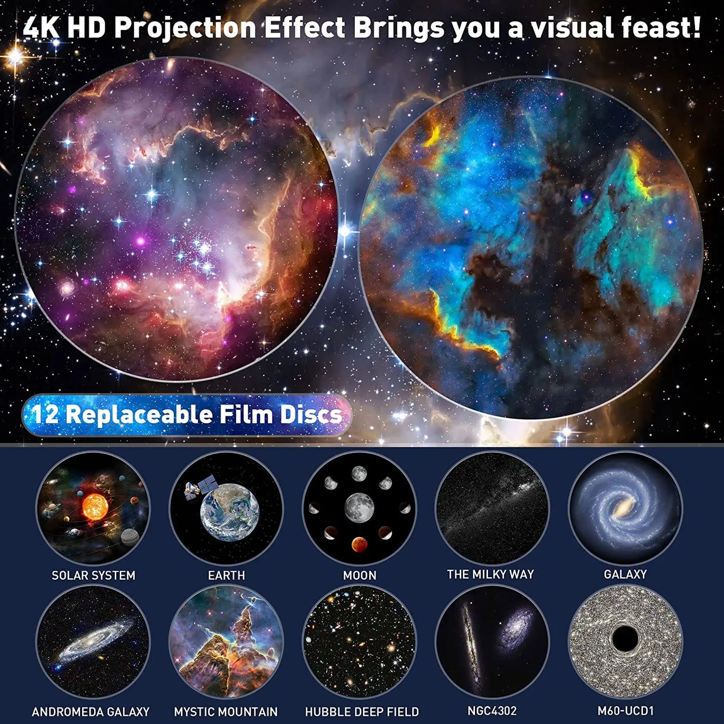 Galaxy Star Projector Night Light