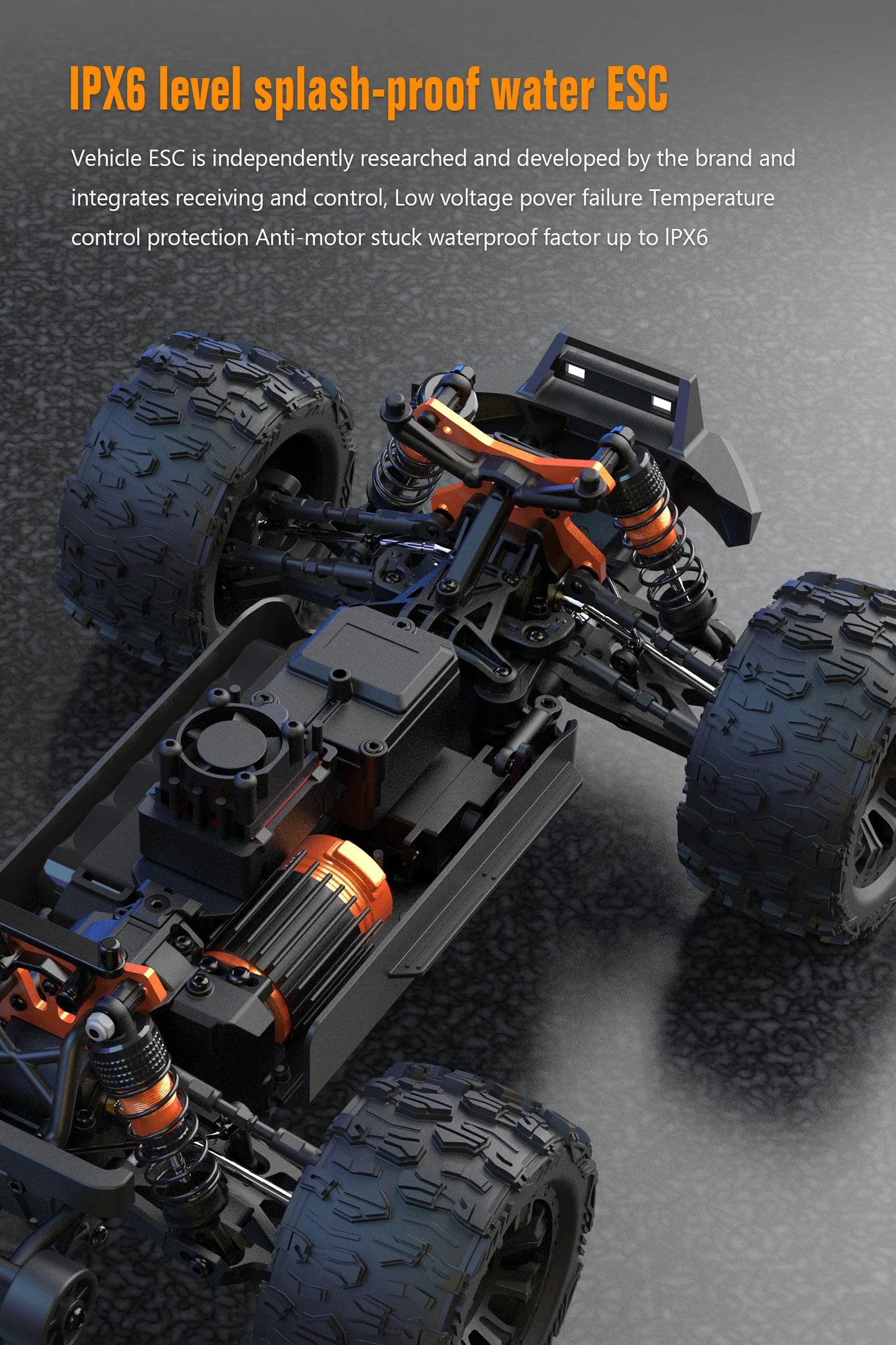 JIUSI MT14R 1/14 RC Racing Car 4WD 80km/h Brushless Motor 2.4G Remote Control 35C High Speed Off-road
